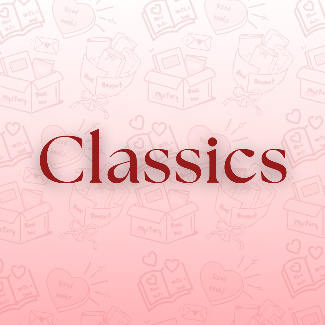 Stack of classic literature books with vintage covers