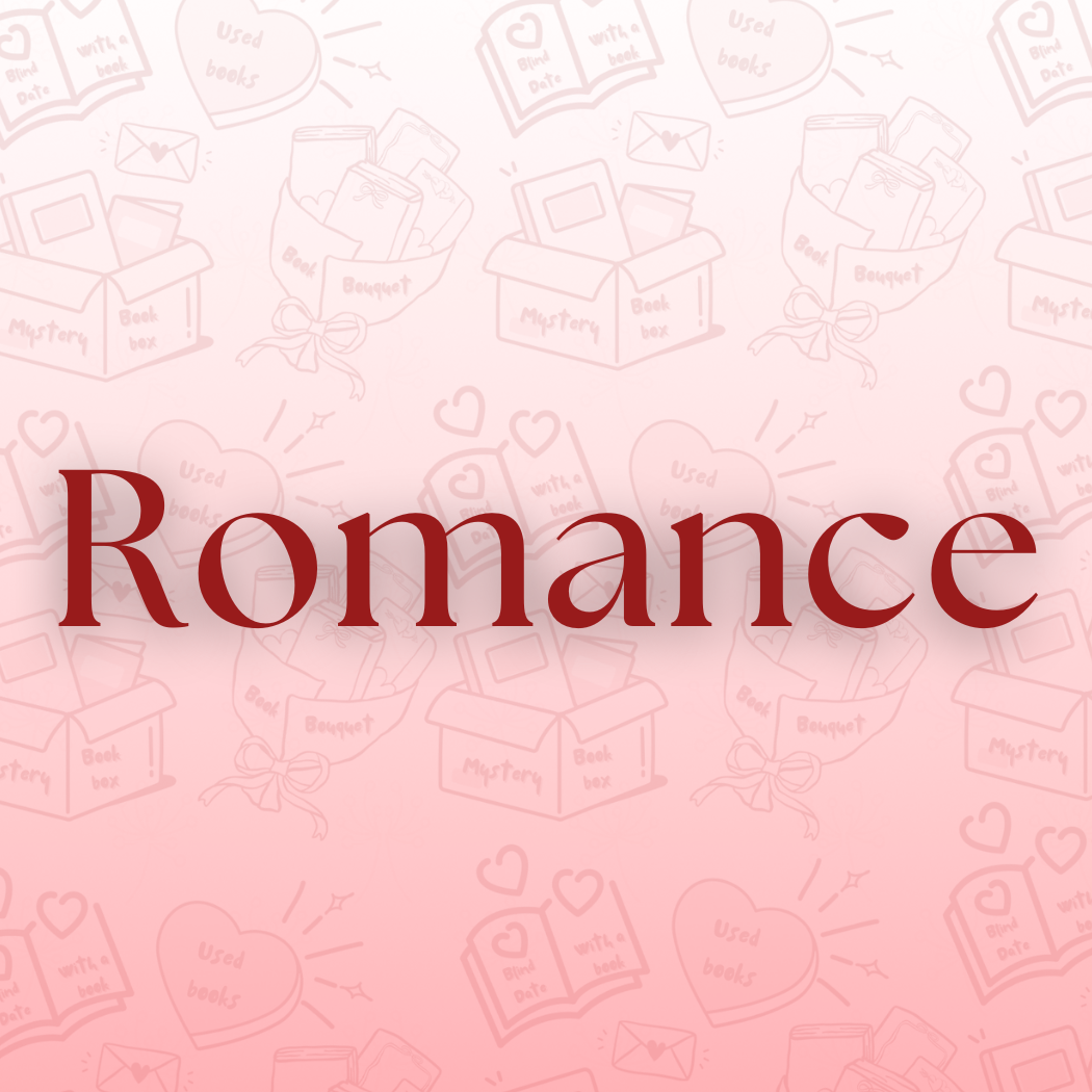 Romance novels with soft covers, floral accents, and cozy reading vibes