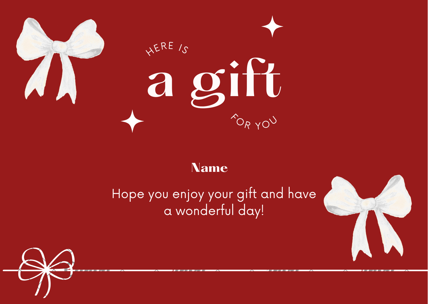 Celebration Gift Card