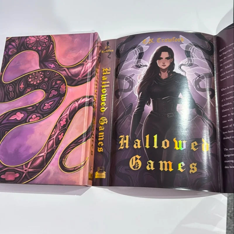 Bookish Box: Hallowed Games by C. N. Crawford (Hardcover)