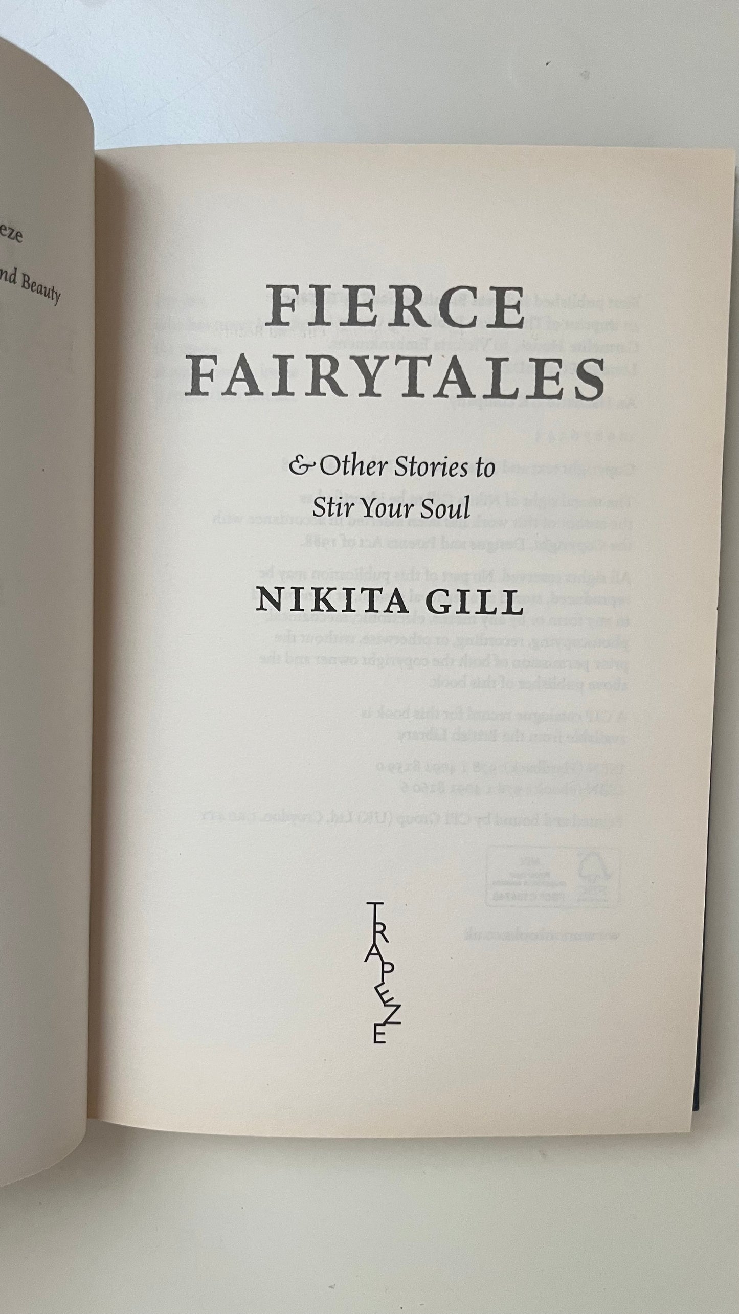 Fierce Fairytale by Nikita Gill (Hardcover)