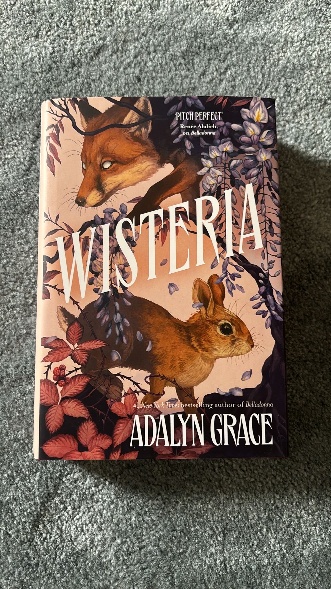Wisteria by Adalyn Grace (signed + hidden foiled cover) hardback