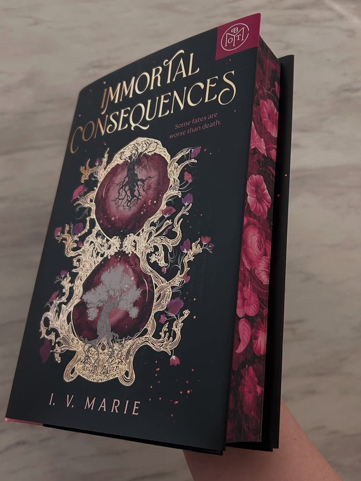 Deluxe edition: Immortal Consequences by L.V Marie (Hardcover)