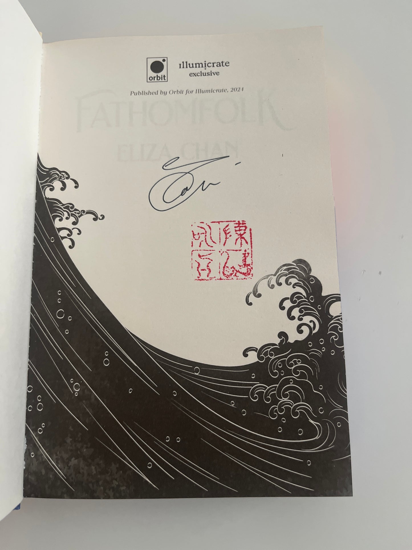 Illumicrate: Fathomfolk by Eliza Chan (Hardcover)