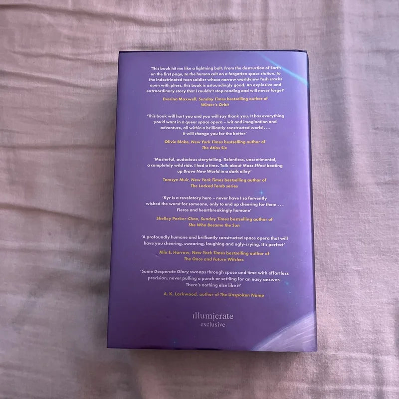 Illumicrate: Some Desperate Glory by Emily Tesh (Hardcover)