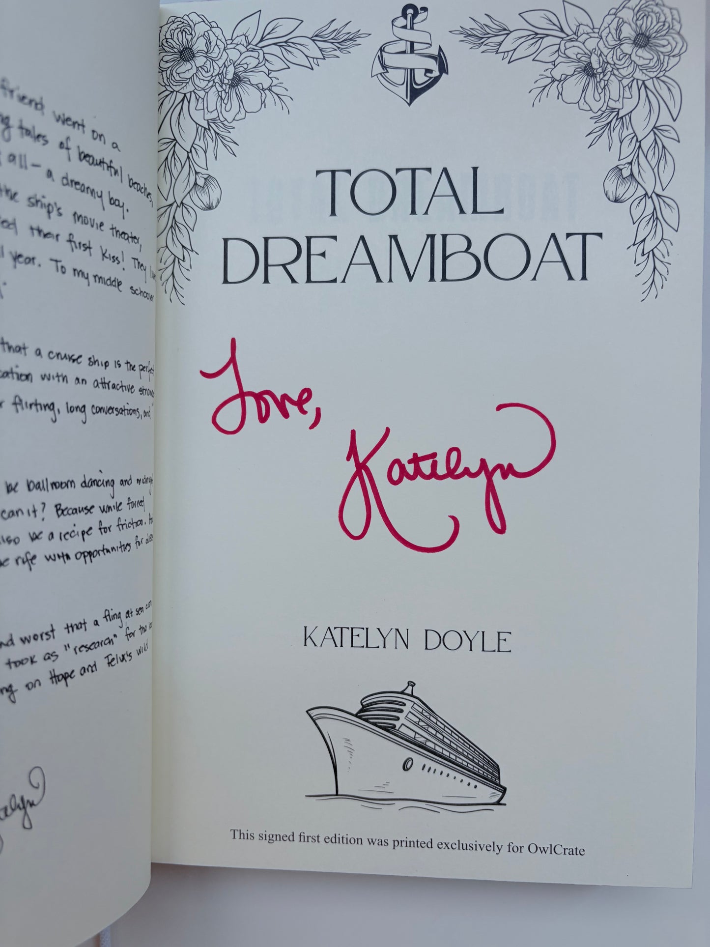 Owlcrate: Total Dreamboat by Katelyn Doyle (Hardcover)