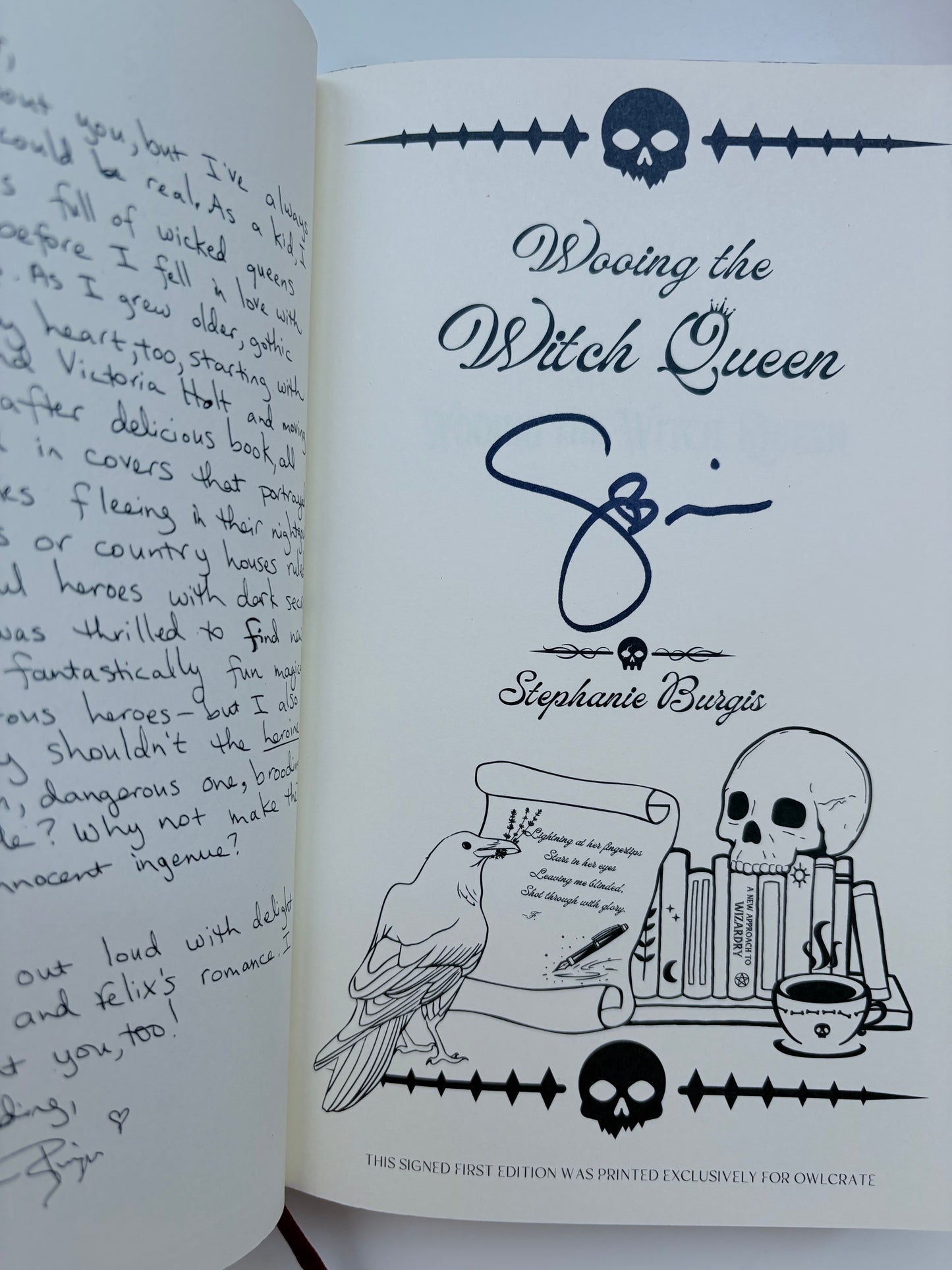 Owlcrate: Wooing the Witch Queen by Stephanie Burgis (Hardcover)
