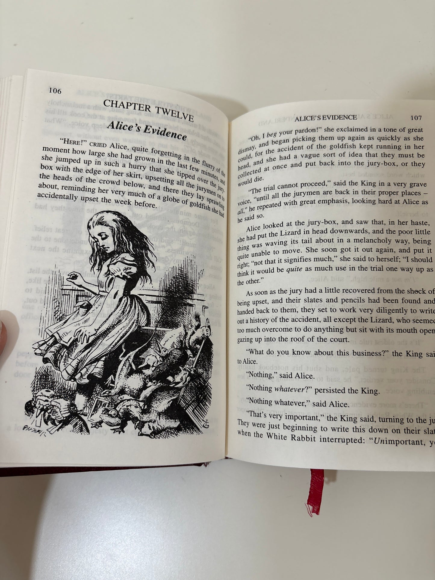 Alice’s Adventures in Wonderland and Through The Looking Glass By Lewis Carroll (Hardcover)
