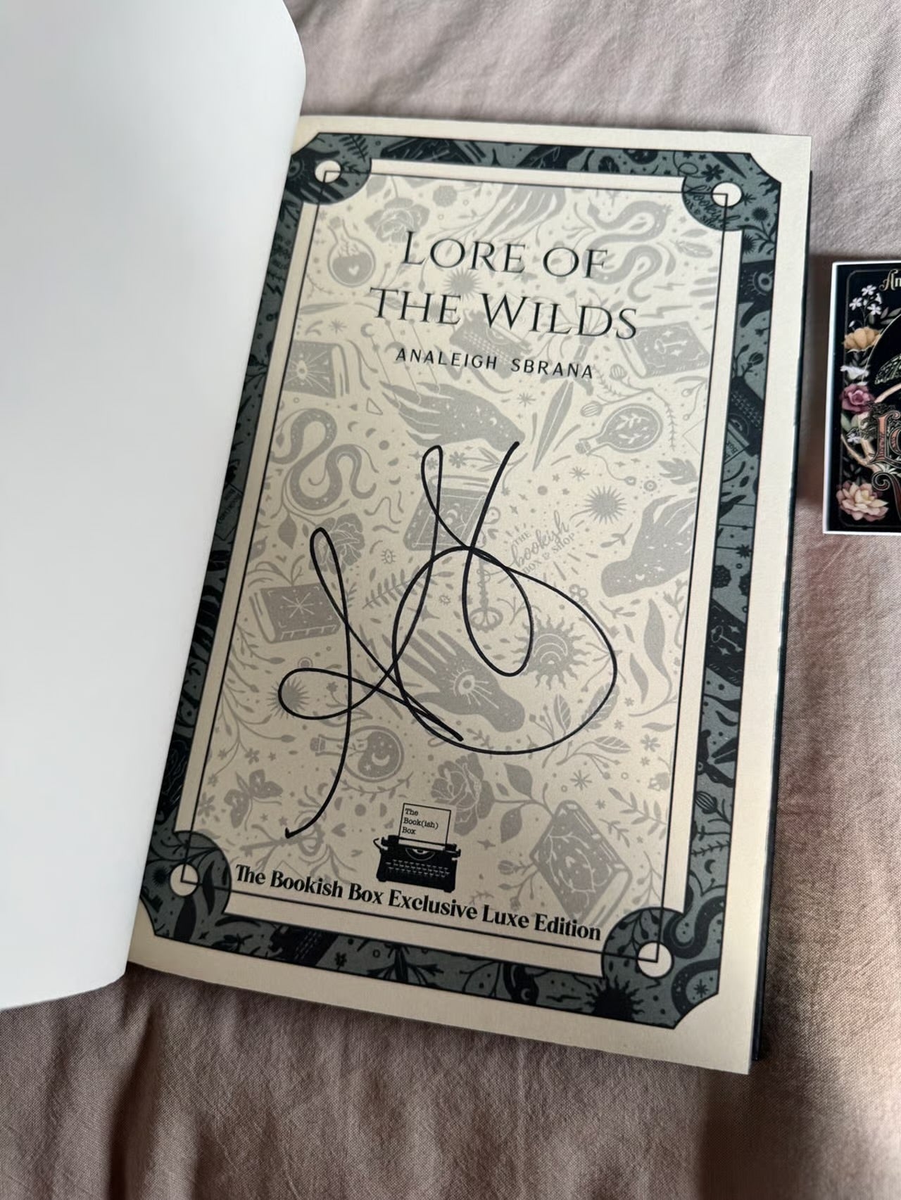 The Bookish Box: Lore of the wilds by Analeigh Sbrana (Hardcover)