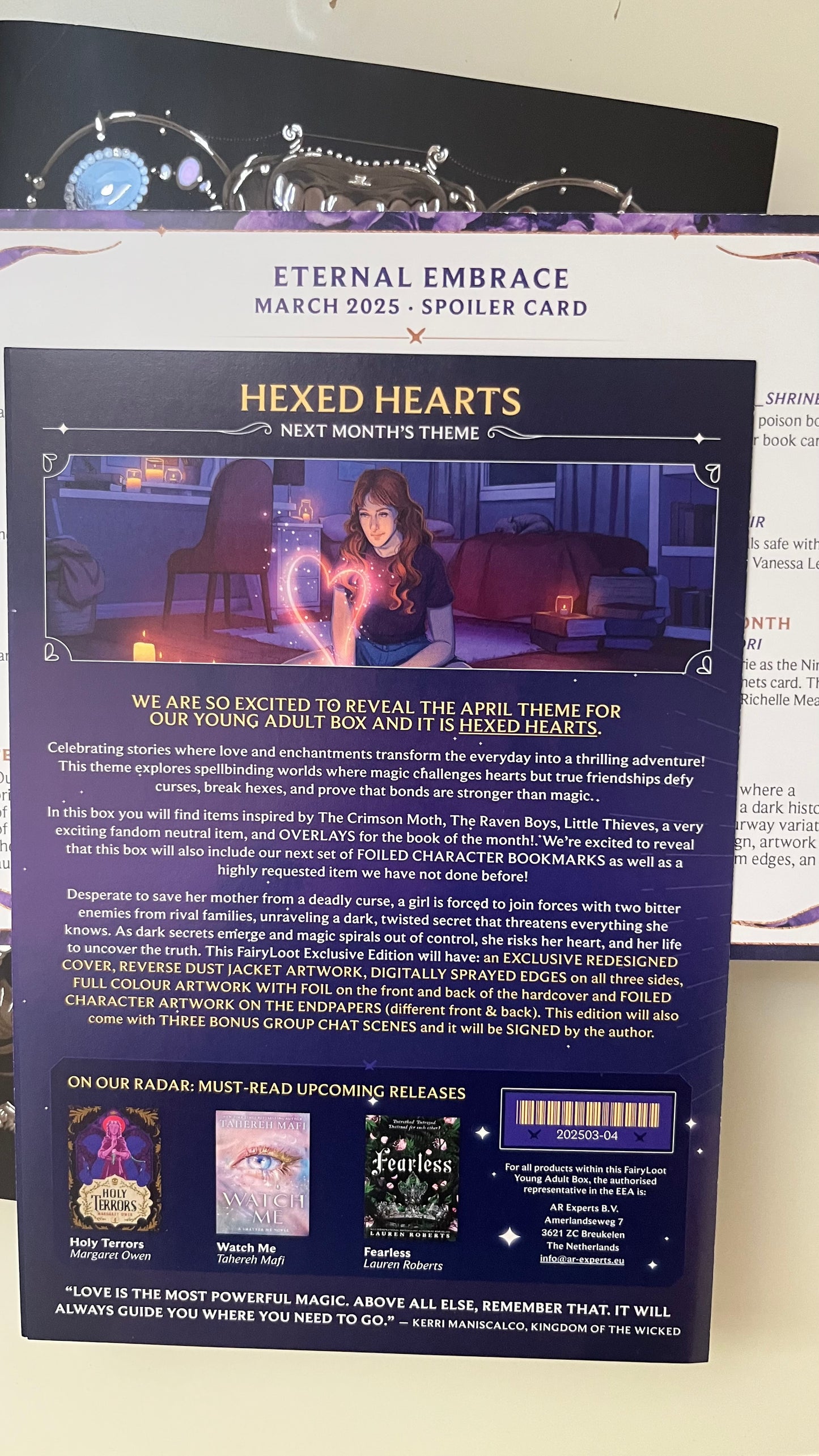 Fairyloot: Where Shadows Meet by Patrice Caldwell (Hardcover)