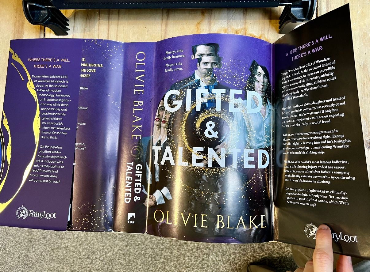 Fairyloot: Gifted and Talented by Olive Blake (hardcover)
