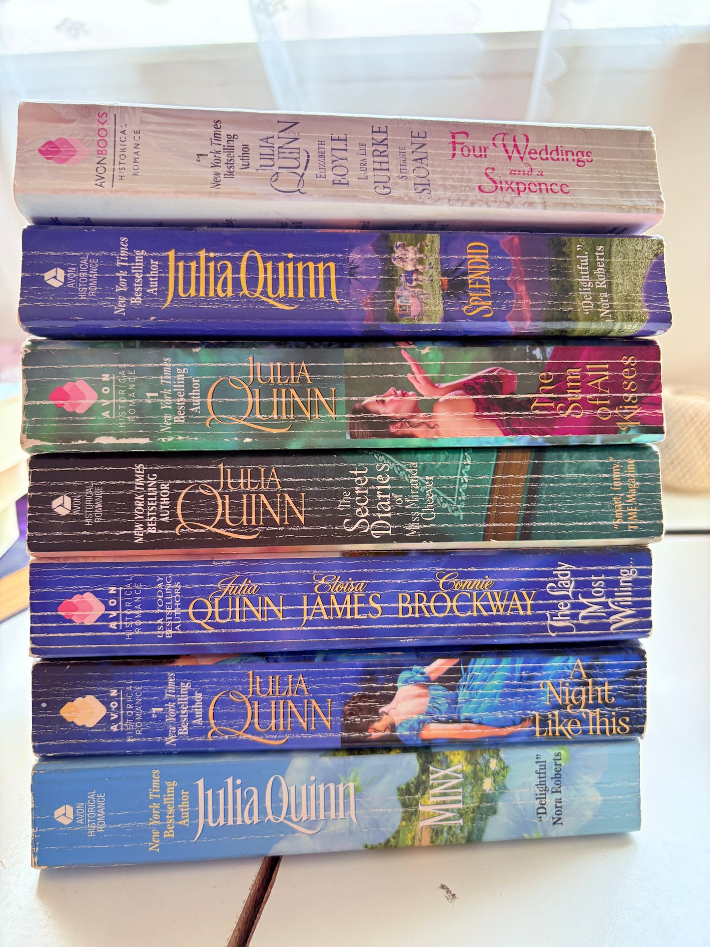 Bridgerton series and more by Julia Quinn Books (Paperback)