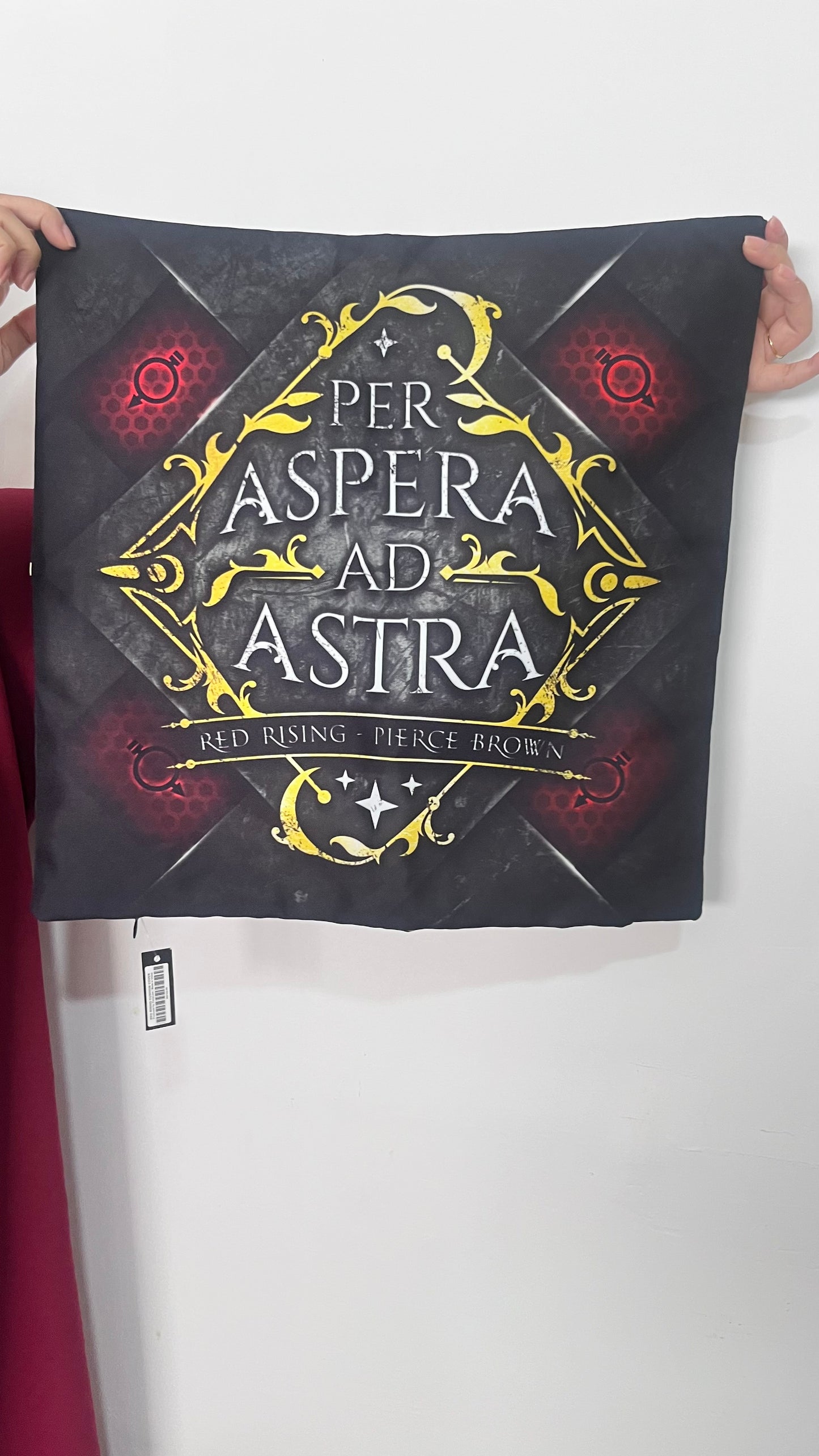 Red rising book inspired pillow cover