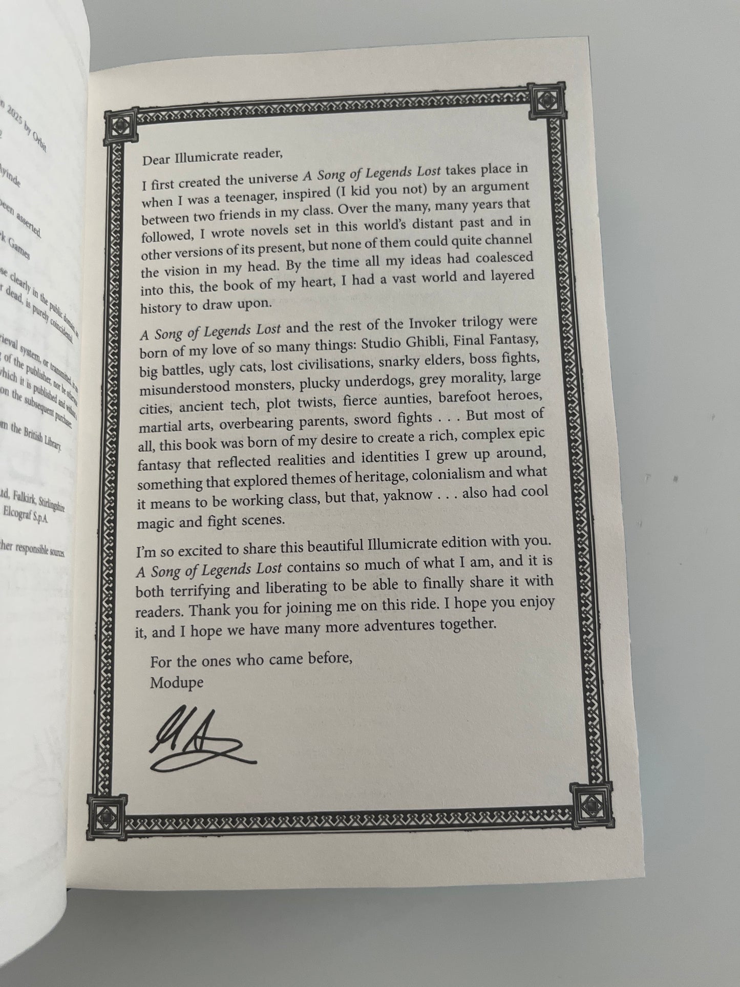 Illumicrate: A Song of Legends Lost by M.H. Ayinde (Hardcover)