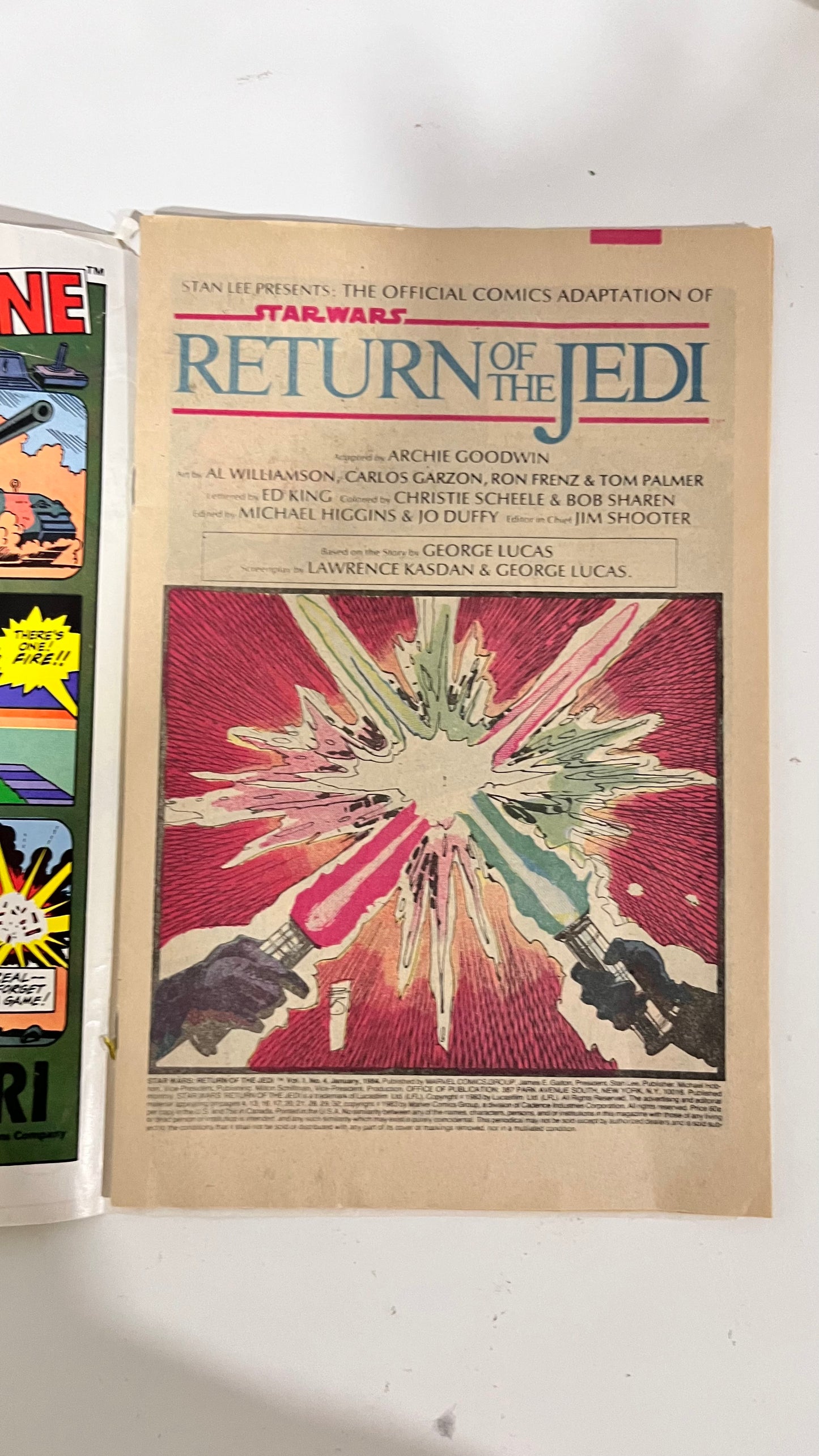 Return of the Jedi - Star Wars (Marvel Original comics)