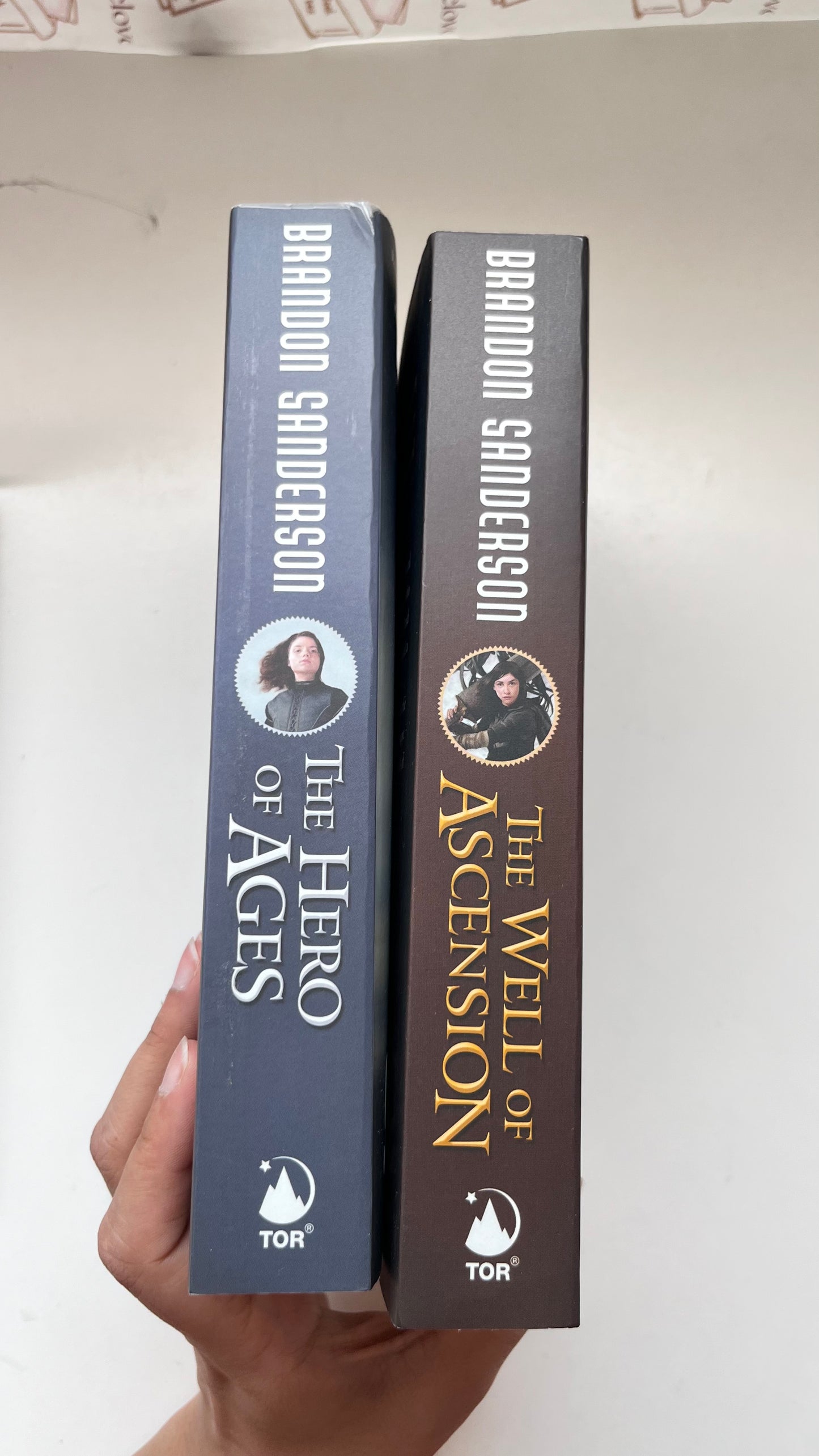 The MistBorn series(1-3) by Brandon Sanderson (Paperback)