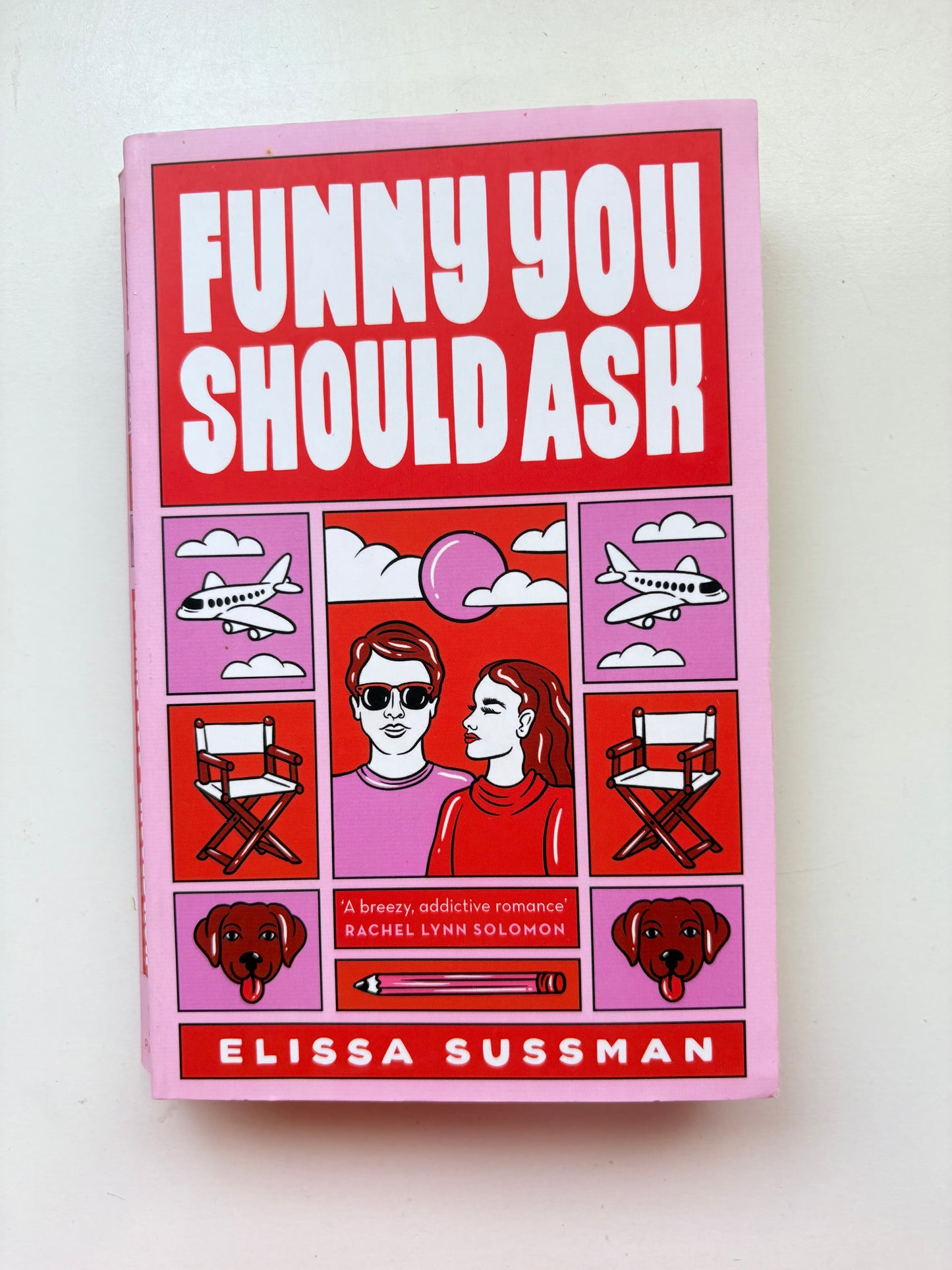 Book cover of 'Funny You Should Ask' by Elissa Sussman on a white background