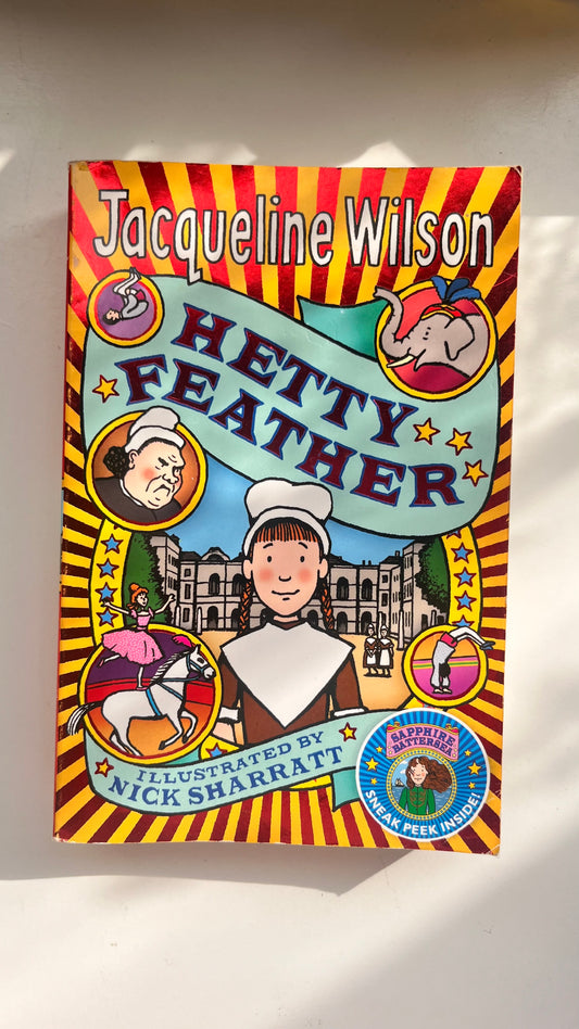 Hetty Feather by Jacqueline Wilson – Historical fiction for children.