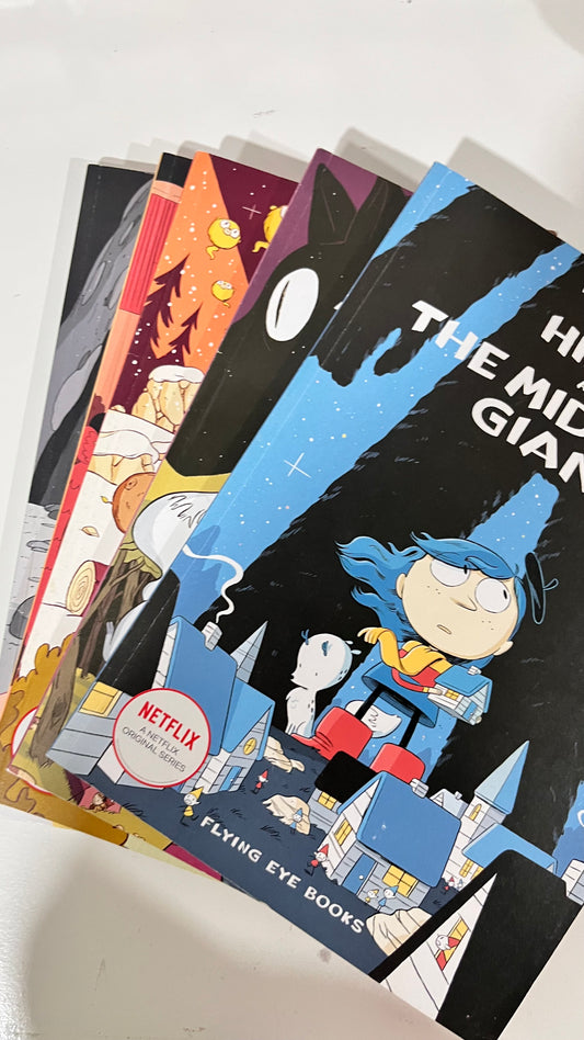 Hilda and the Midnight Giant – Whimsical fantasy graphic novel.