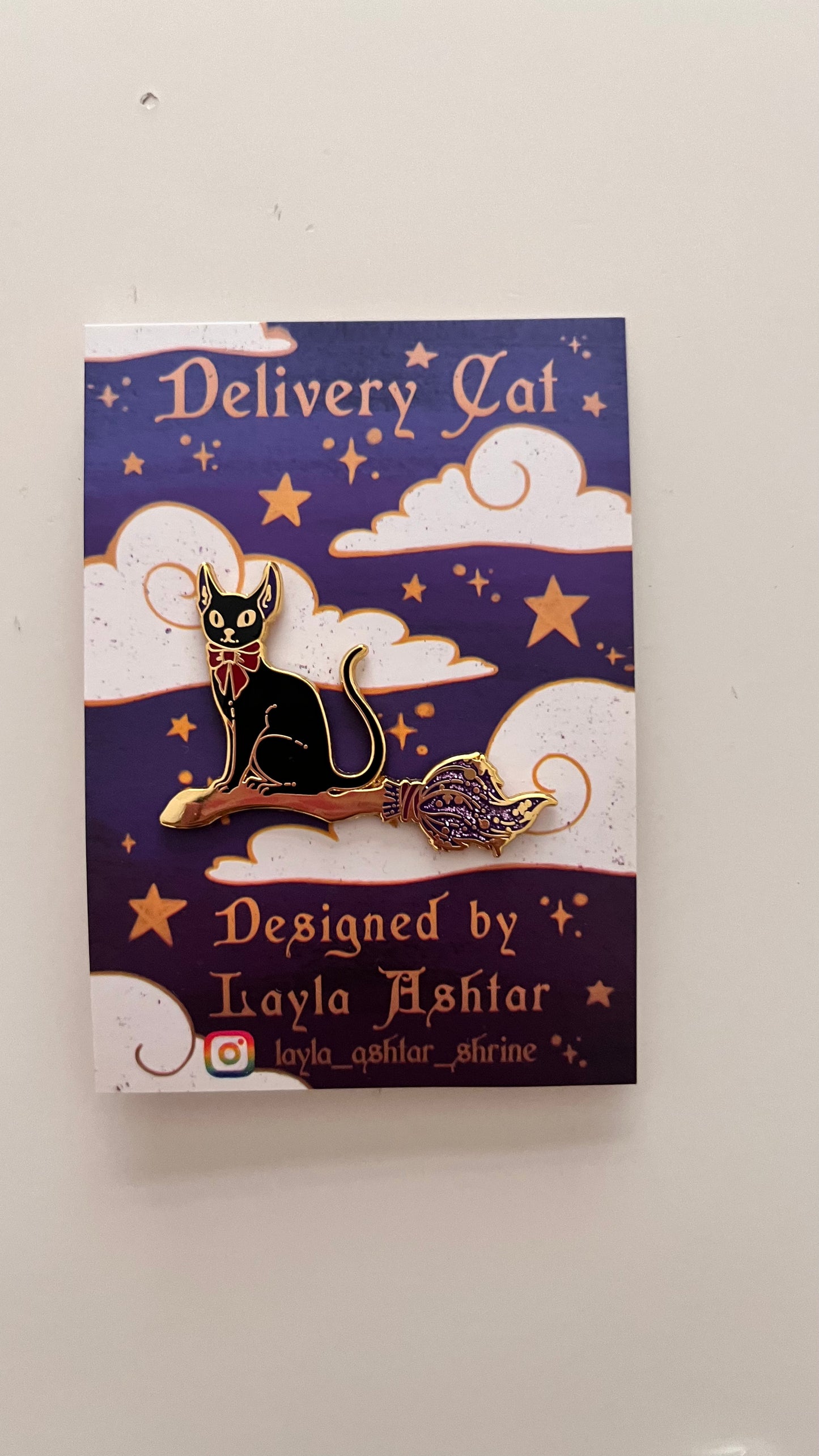 Delivery Cat Pin