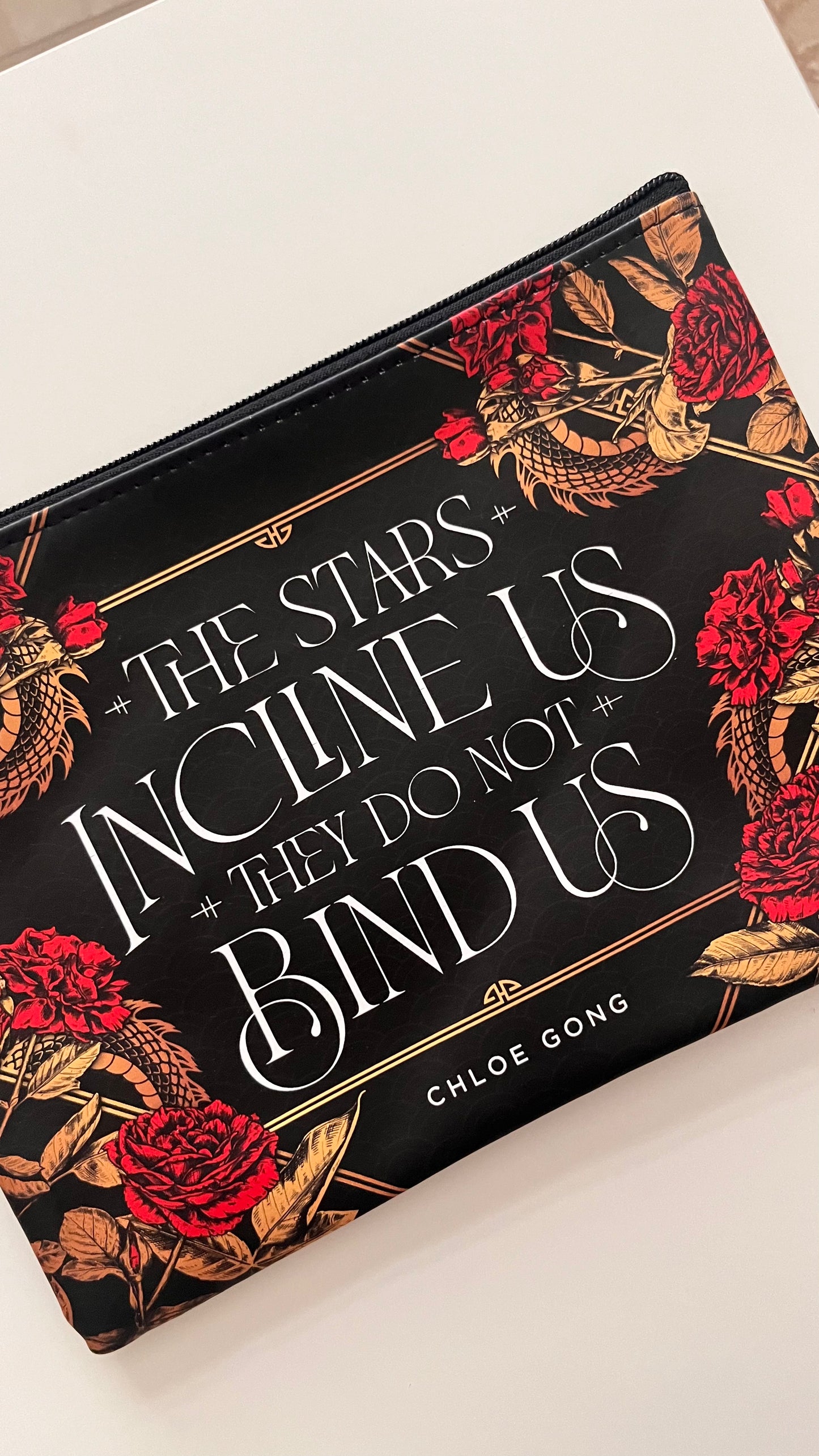 The Stars Incline us , They Do Not Bind Us : Zip Pouch