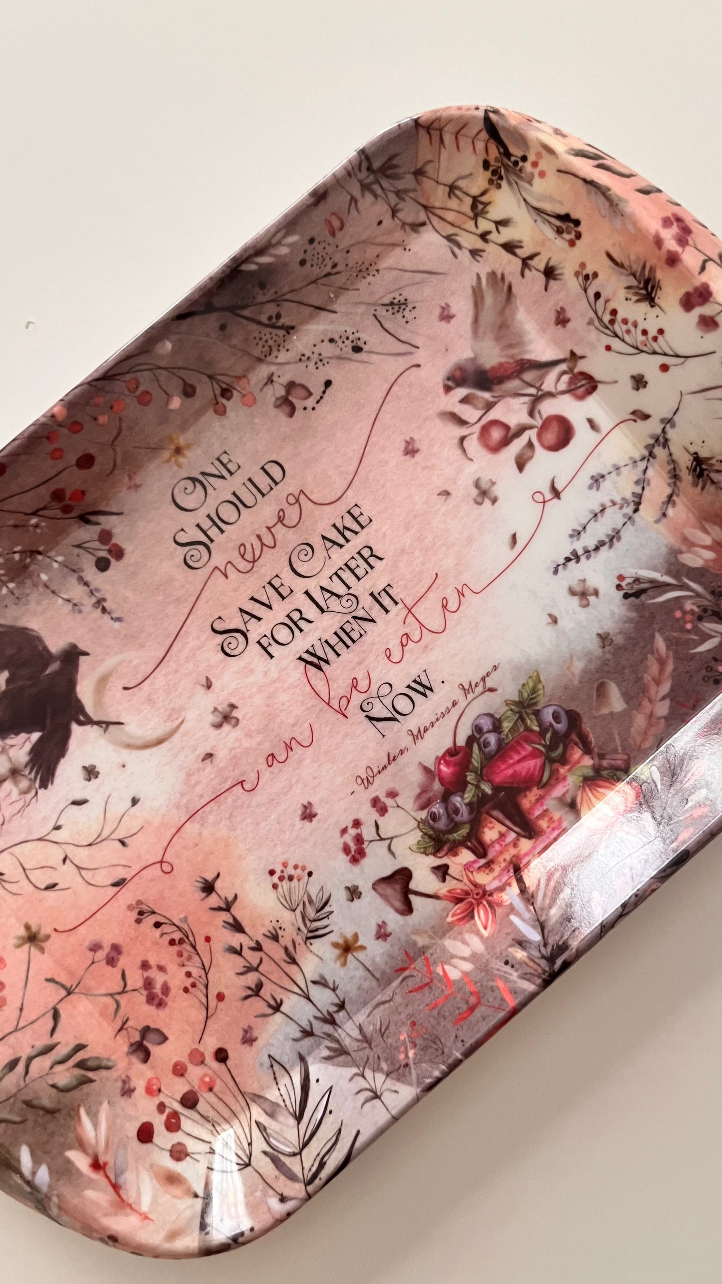 Bookish Tray (Winter by Marissa Meyer)