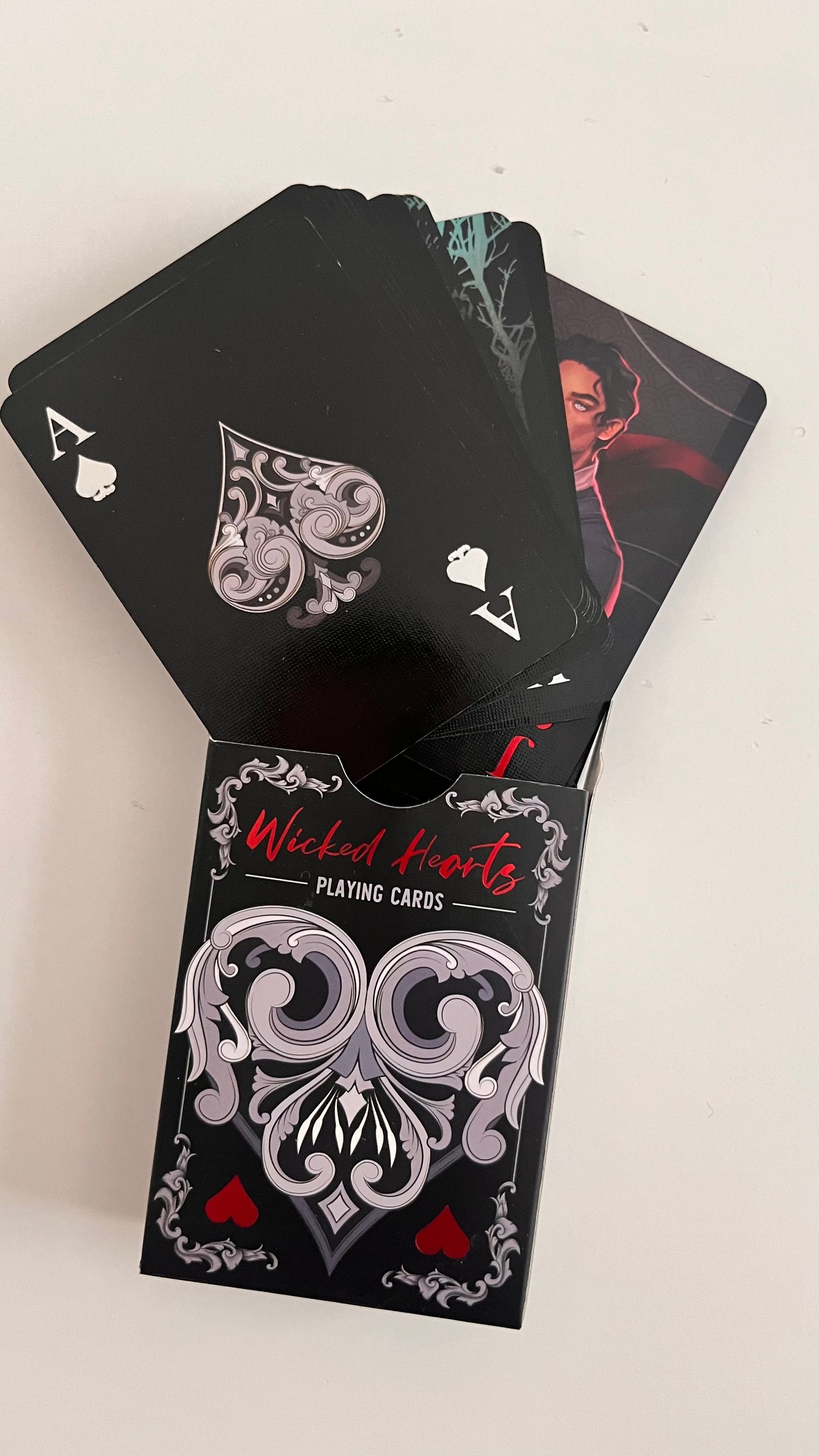 Wicked Hearts Playing Cards
