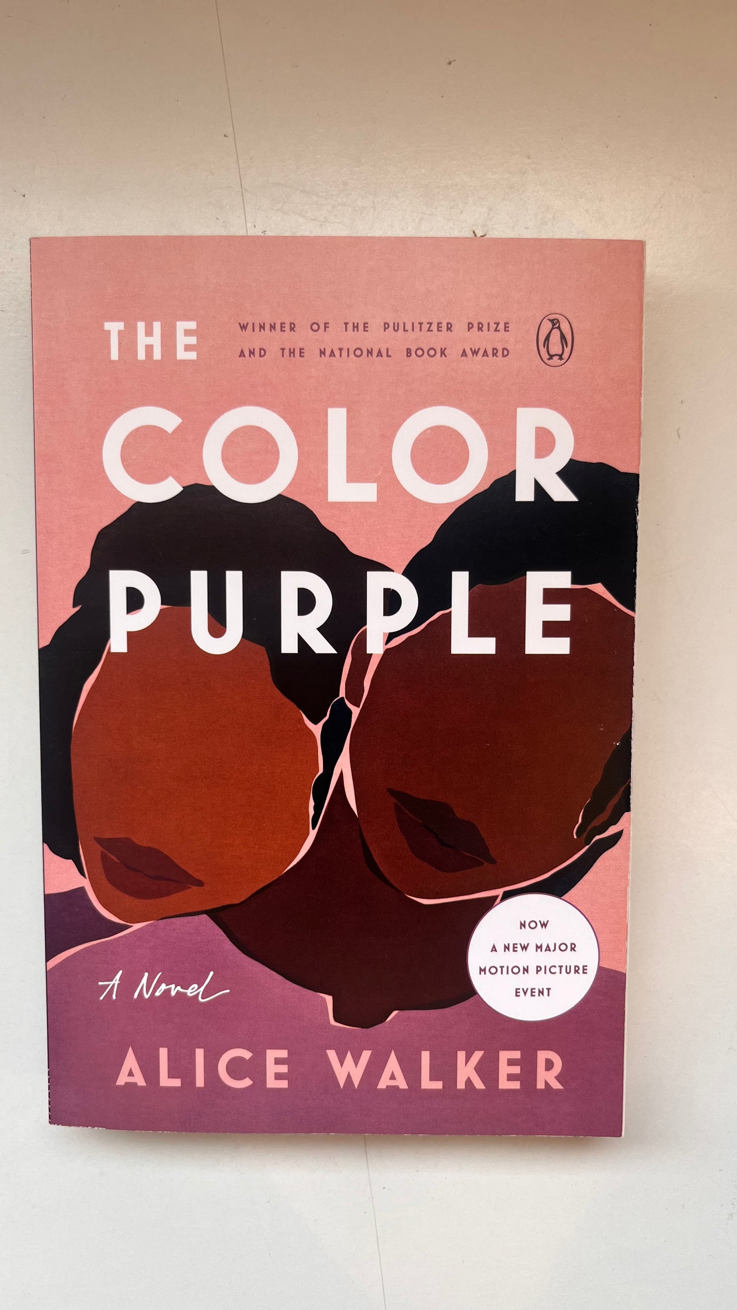 Book cover of 'The Color Purple' by Alice Walker on a white background