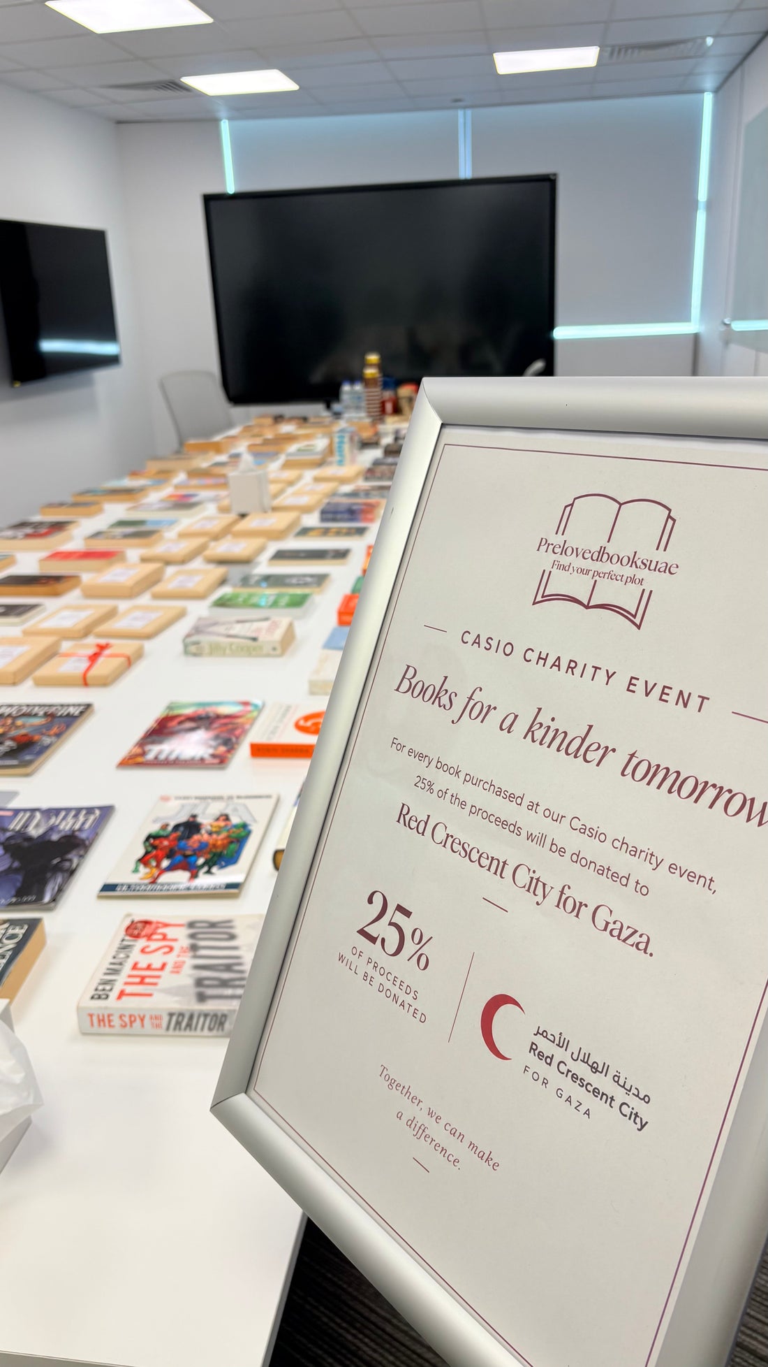 Preloved Books UAE x Casio: A Charity Event Supporting Gaza