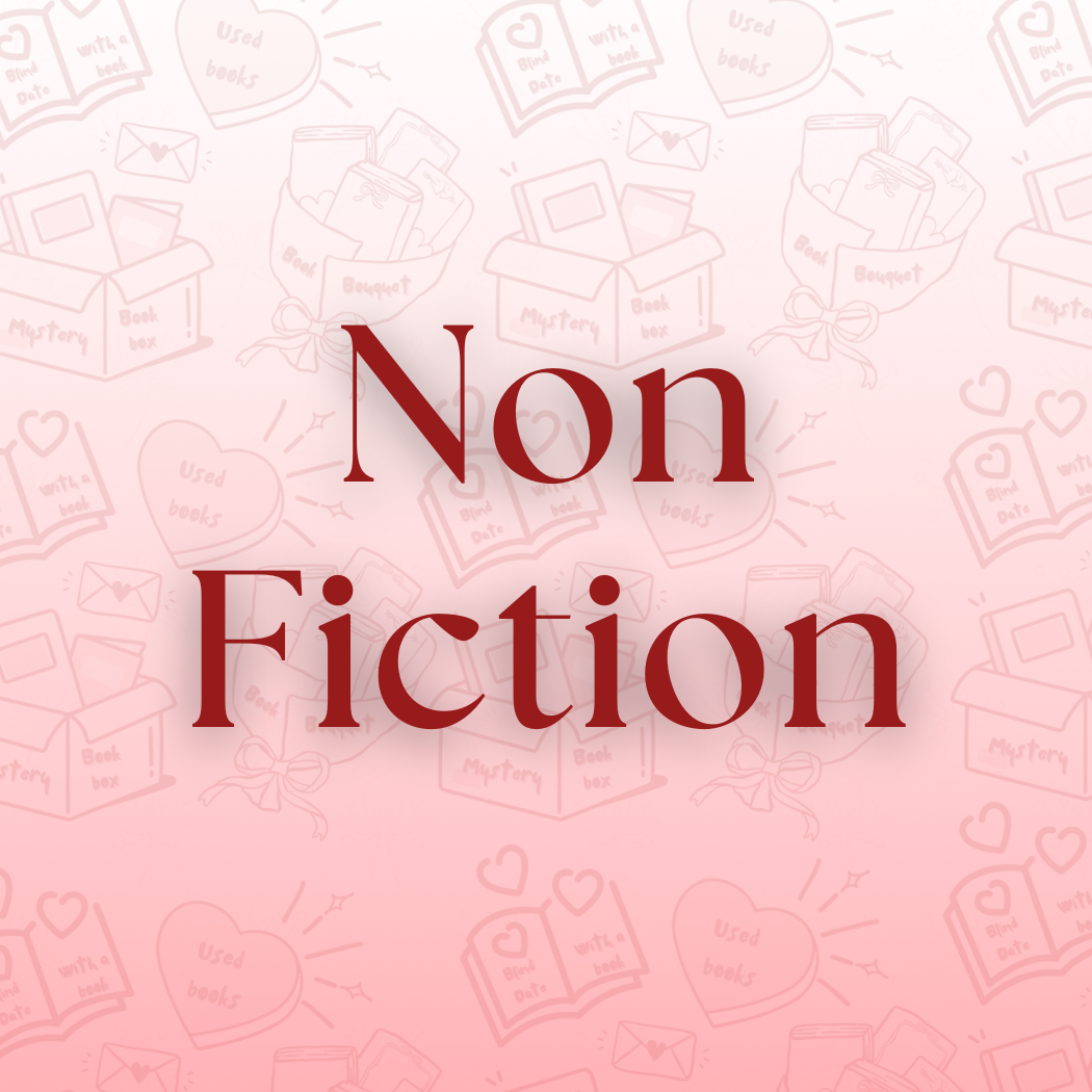 Non-fiction book collection with biography, science, and history titles