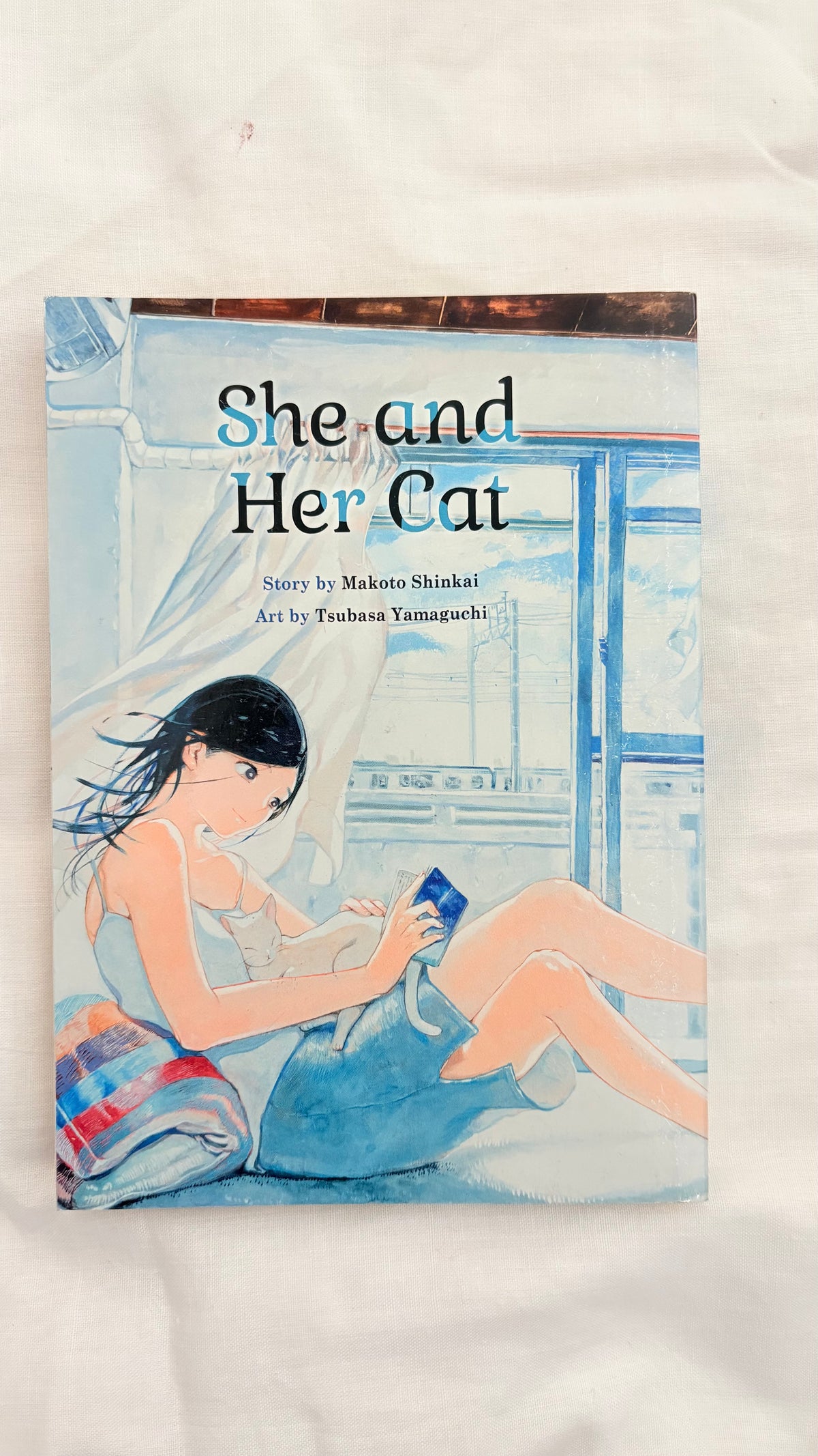 She and her cat by Makoto Shinkai (Paperback)