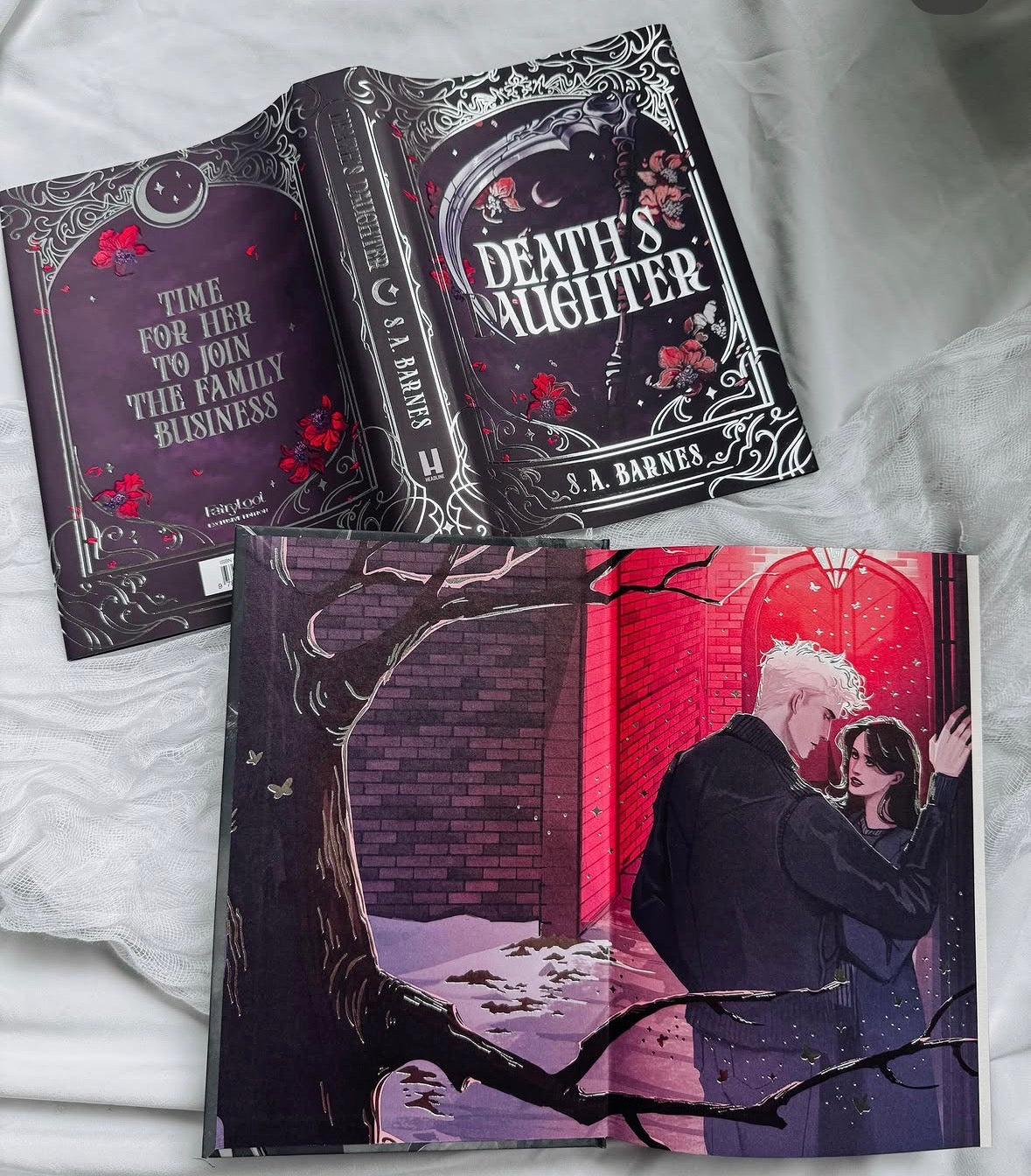 Fairyloot: Death’s Daughter by S. A. Barnes  (Hardcover)