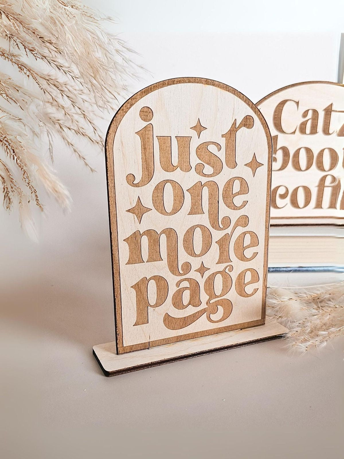 Just One More Page Decor Stand