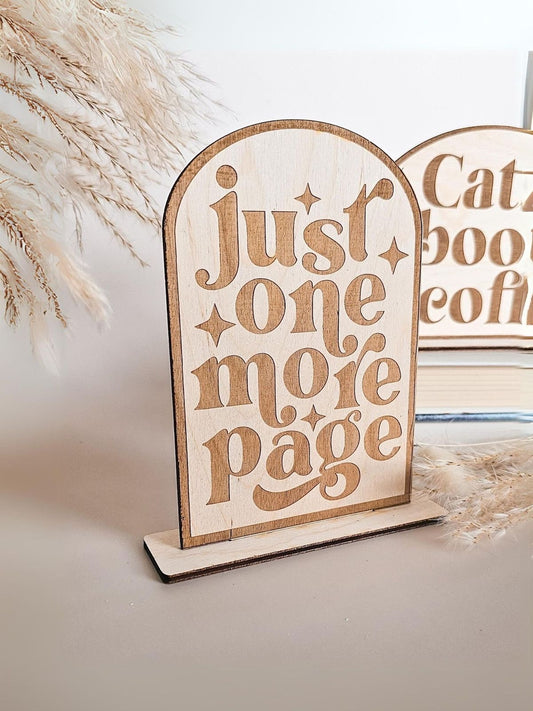 Just One More Page Decor Stand