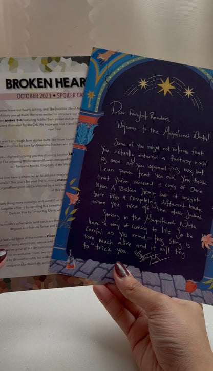 Once Upon A Broken Heart Art work & Spoiler Card with Artwork