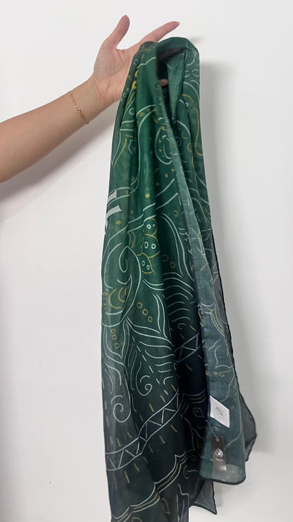 Bookish scarf