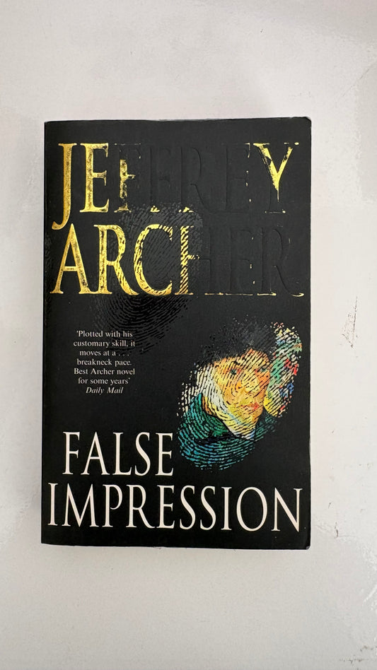 False impression by Jeffrey Archer (Paperback)