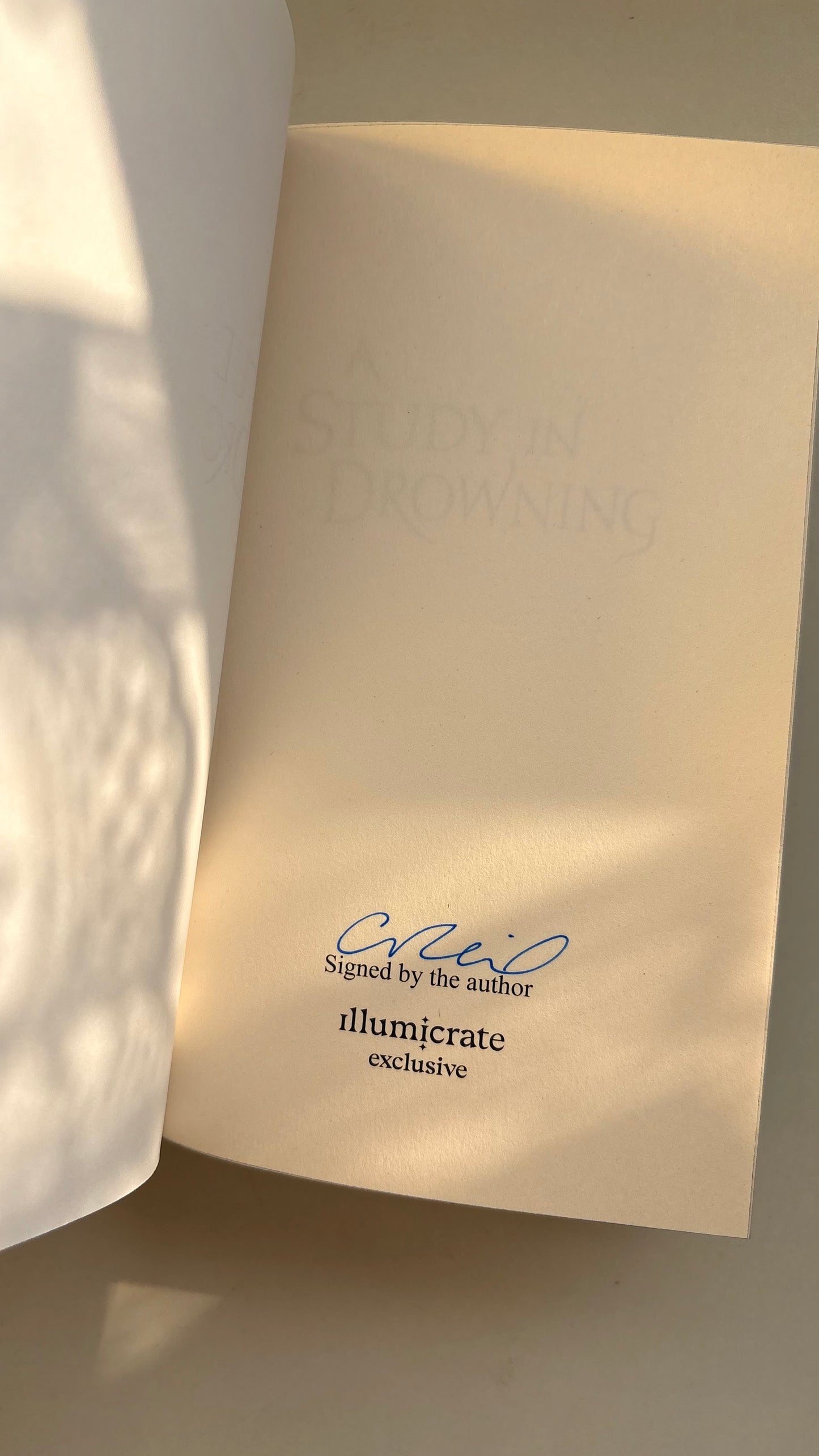 Illumicrate : A Study in drowning by Ava Reid (Hardcover)