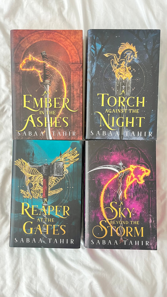 Fairyloot Exclusive -An Ember in the Ashes Quartet Deluxe Sabaa Tahir (Hardcover)