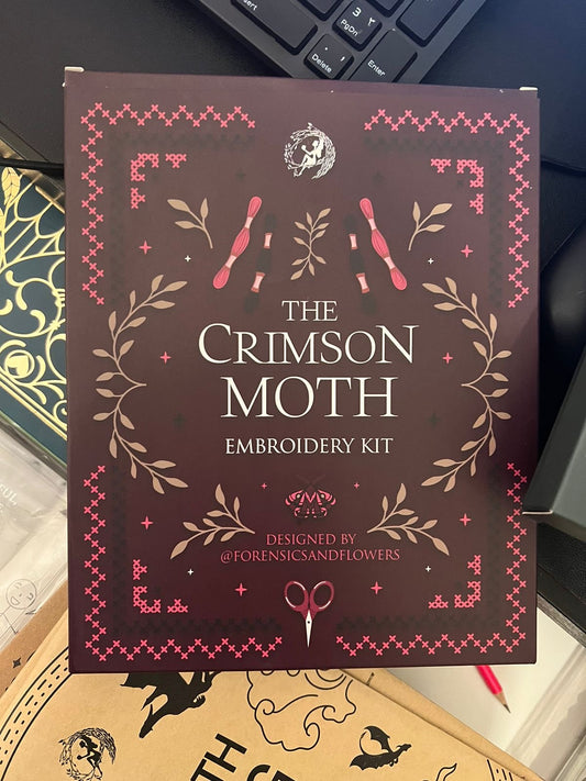 Fairyloot : The Crimson Moth Inspired Embroidery Kit