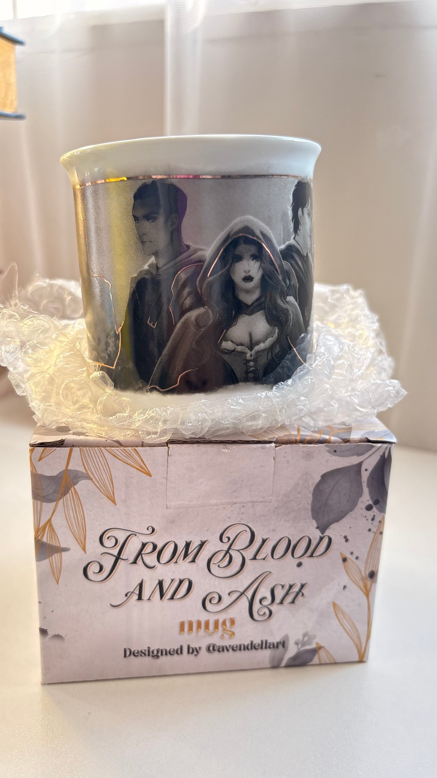 From blood and ash mug