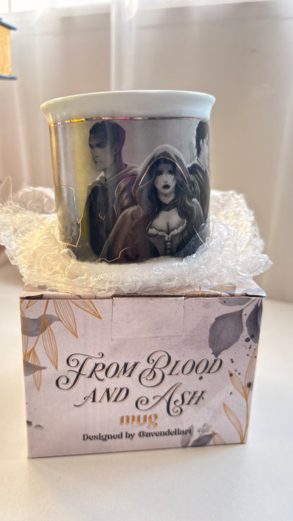 From blood and ash mug