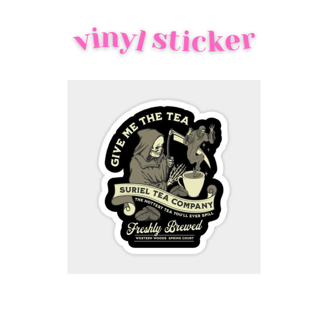 Suriel, give me the tea - Vinyl Sticker