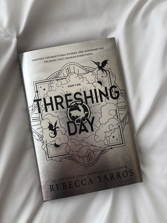 Sprayed edges: Threshing day by Rebecca Yarros (Hardcover)
