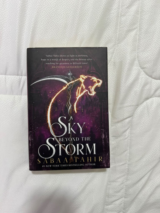 A sky beyond the storm by Sabaa Tahir (hardcover)