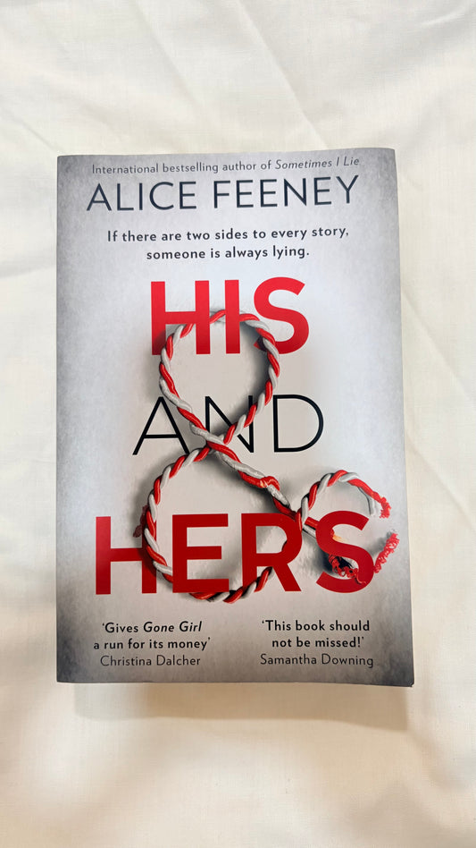 His and hers by Alice Feeney (Paperback)