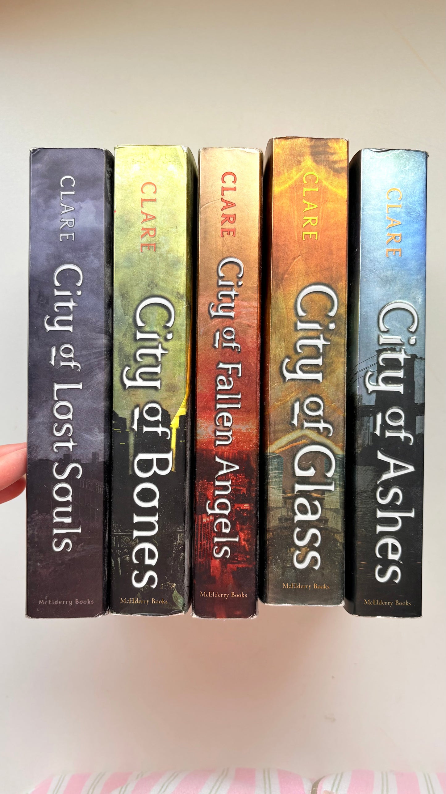 The Mortal Instruments by Cassandra Clare (Paperback) – Original Covers