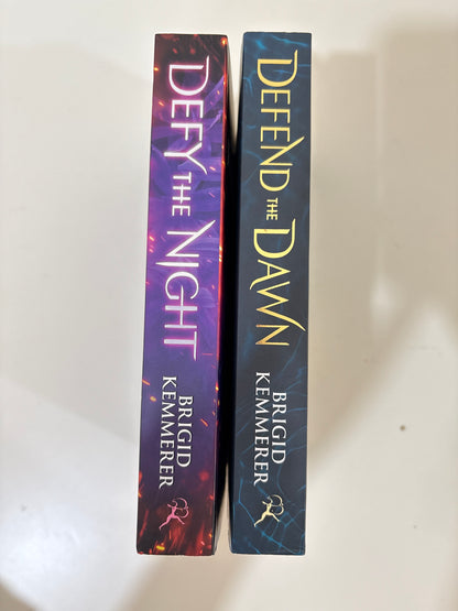 Defy the night Duology by Bridgid Kemmerer (Paperback)