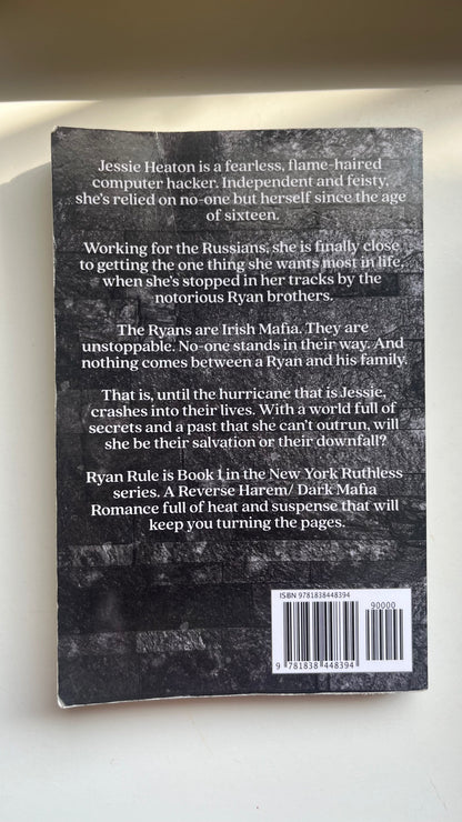 Ryan Rule by Sadie Kincaid  (Paperback)