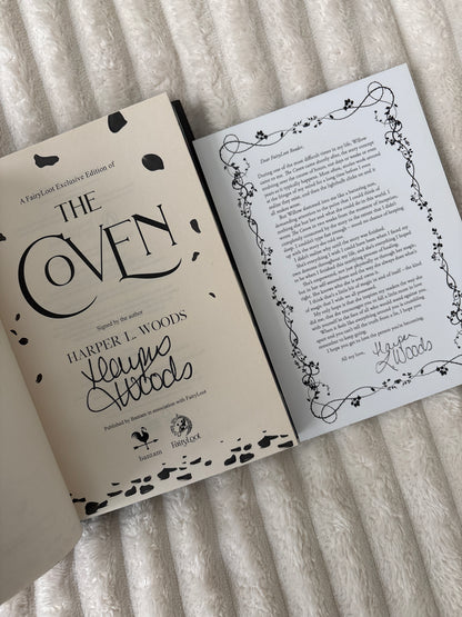 Fairyloot: The Coven by Harper L. Woods (Hardback) - Sprayed edges
